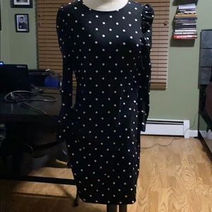 Black and white dress